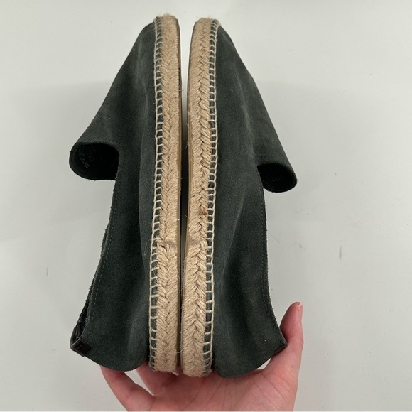 Massimo Dutti mens flats size 43 split suede espadrilles gray suede loafers - Picture 6 of 14